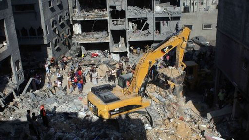 Continua Israel bombardeos en Franja de Gaza